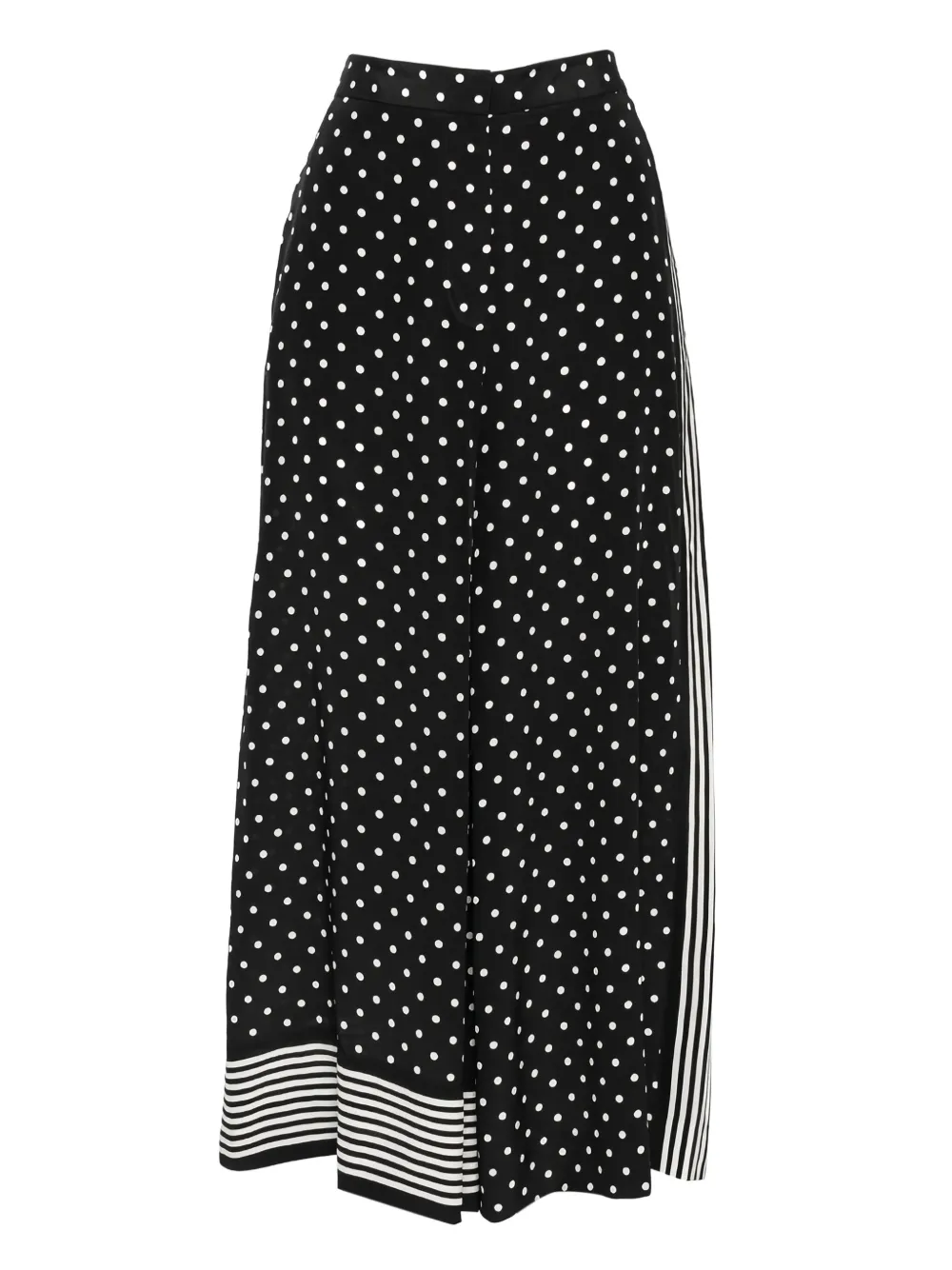 Stella McCartney Pre-Owned Gestreepte broek met stippen Zwart
