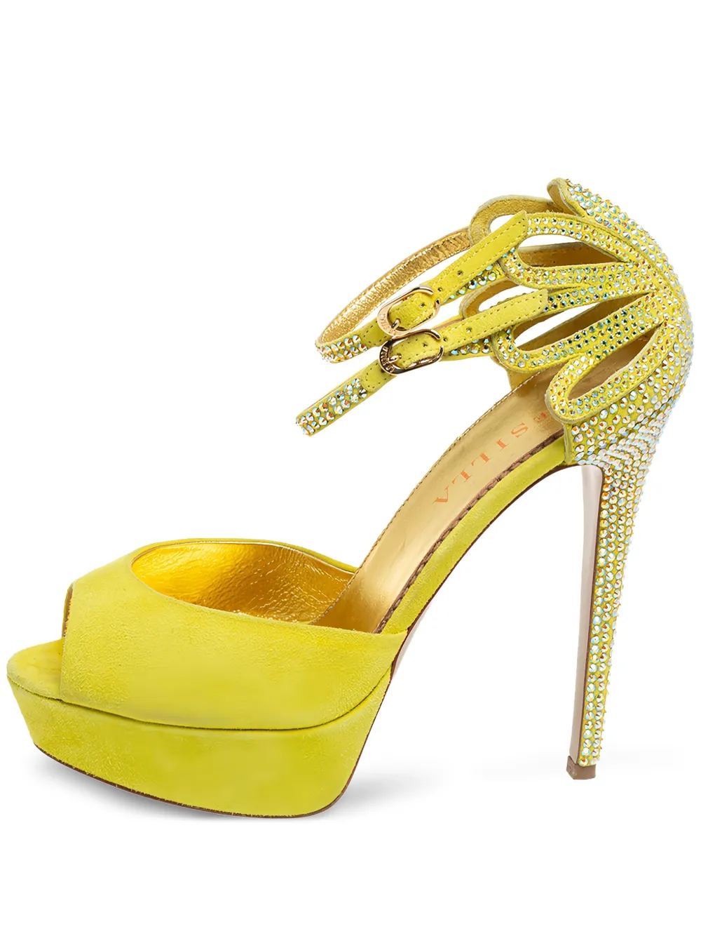 130mm embellished-strap platform sandals