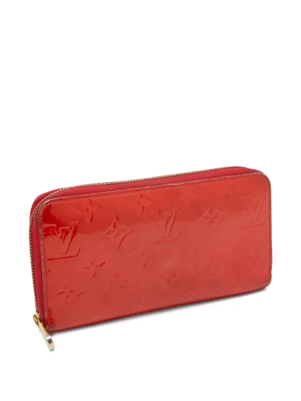 Louis Vuitton Pre-Owned Zippy Monogram Vernis Wallet | Red | FARFETCH