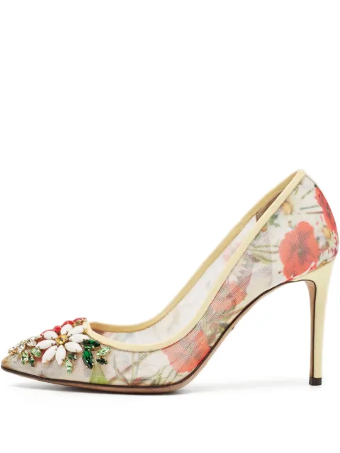 Dolce & Gabbana Pre-Owned zapatillas con detalles florales