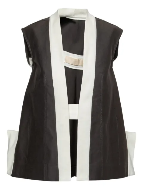 Rick Owens Vintage cotton sleeveless jacket