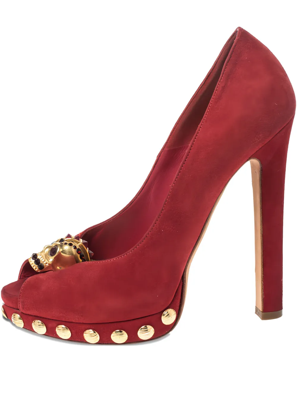 135mm skull studded pumps