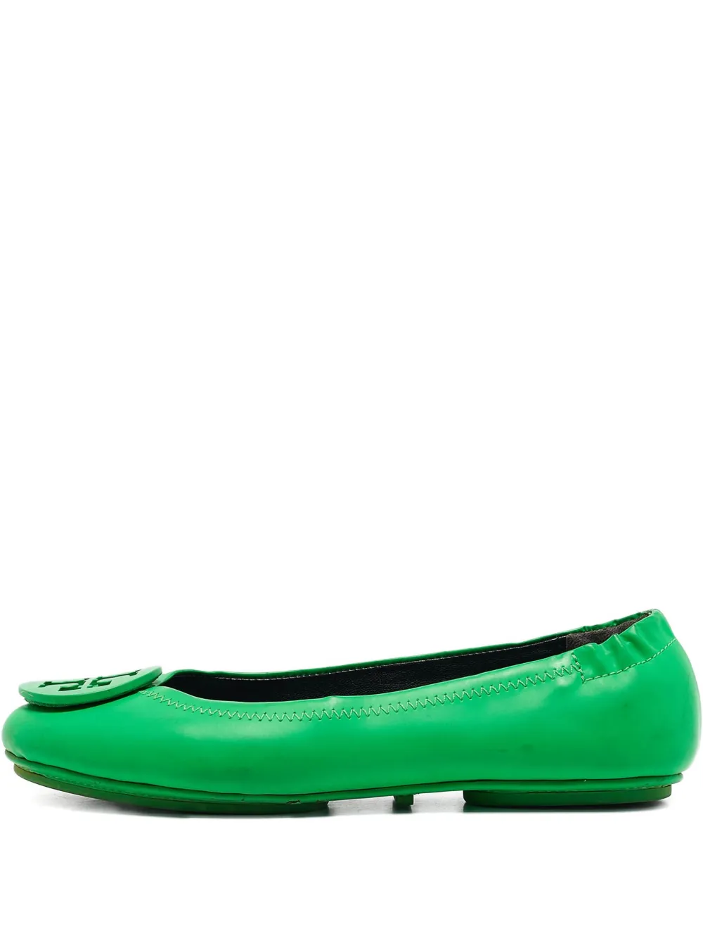 Pre-owned Tory Burch Leather Ballet Flats