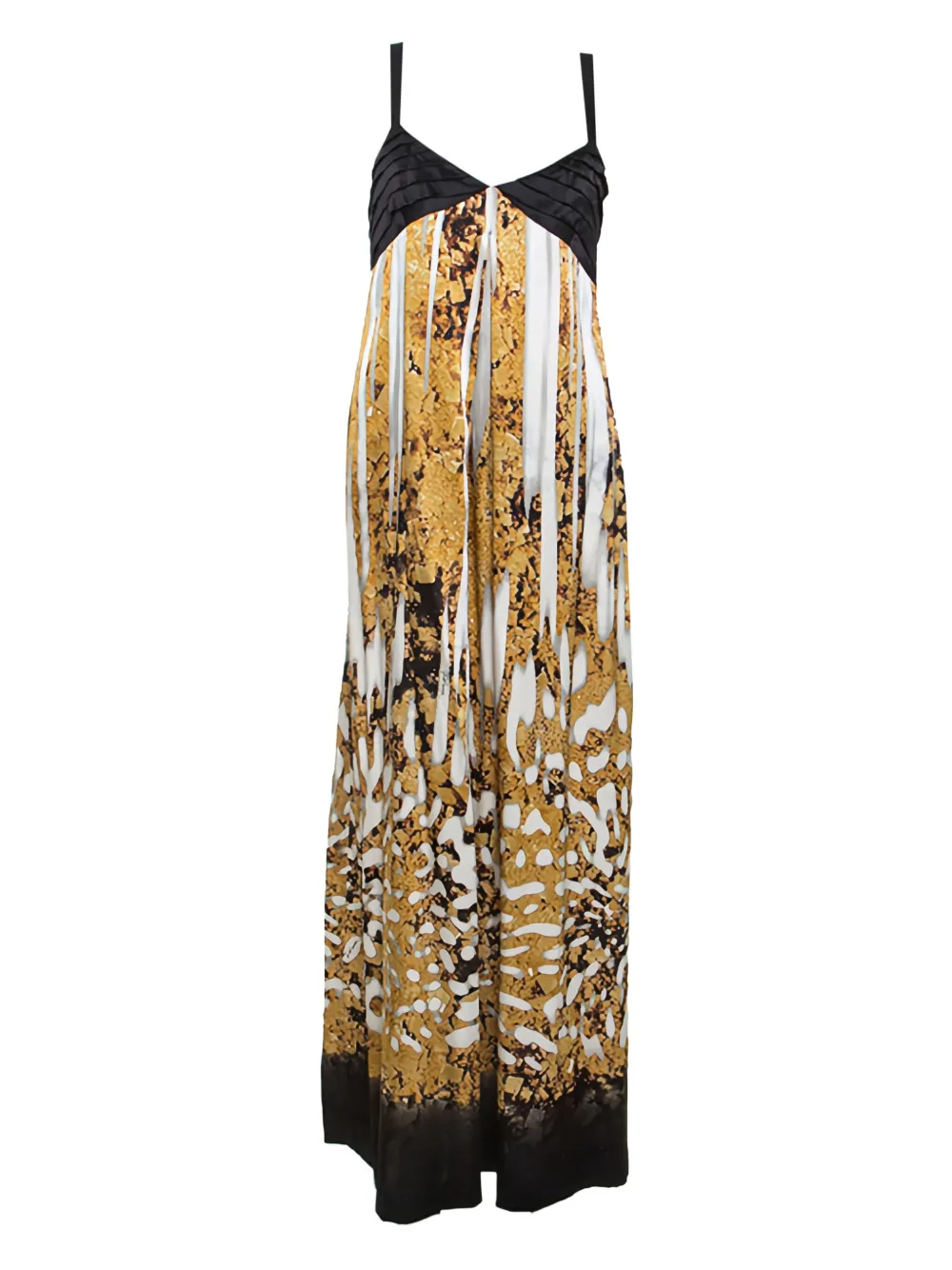 Just Cavalli Vintage printed midi dress - ブラック Just Cavalli Vintage printed midi dress - ブラック