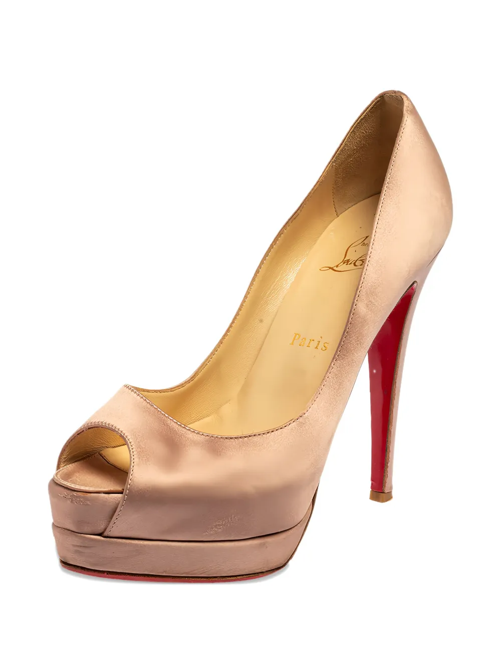 Christian Louboutin Pre-Owned 145 mm Palais Royal pumps - Beige