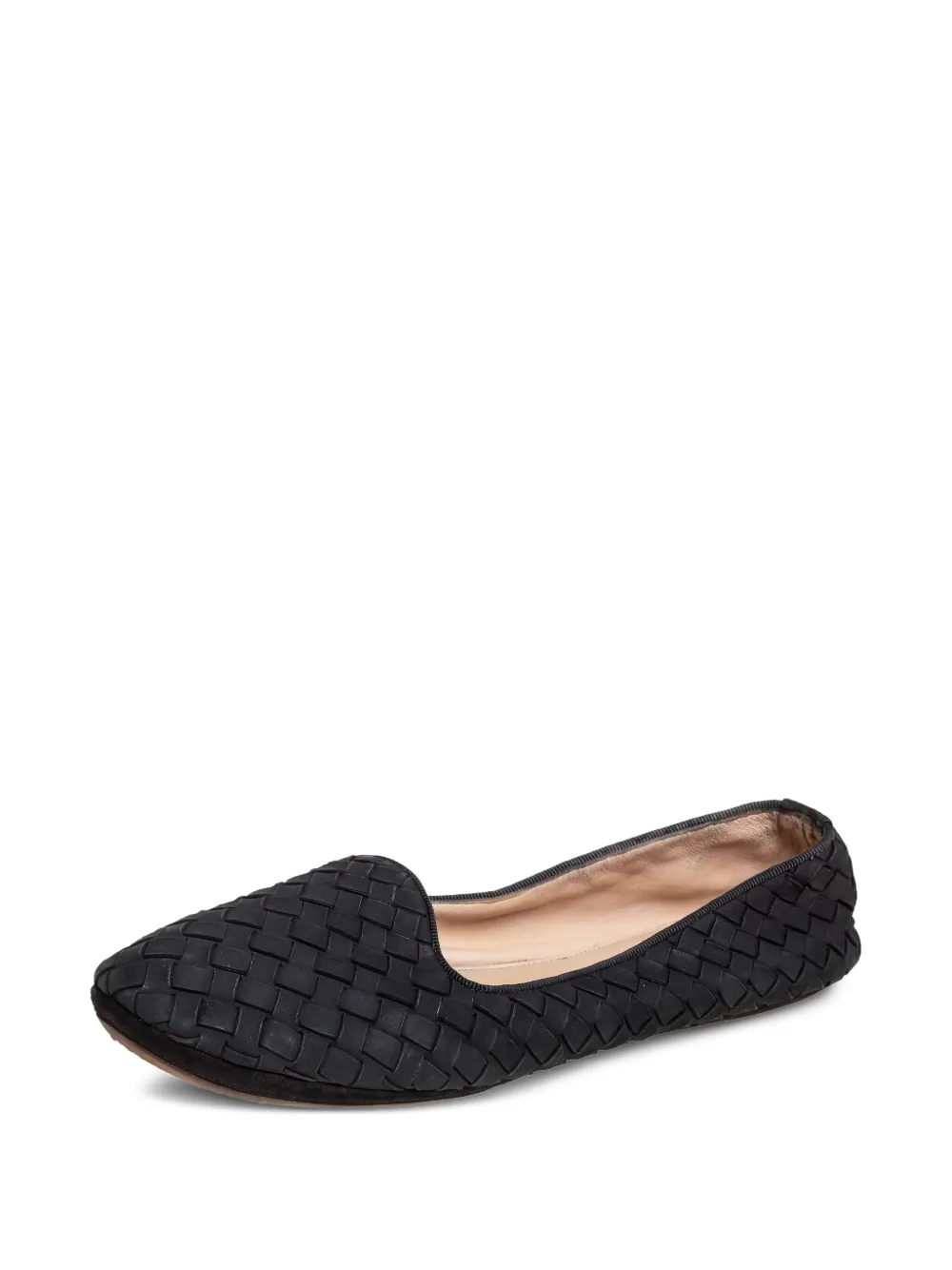 Bottega Veneta Pre-Owned Intrecciato leather ballet flats | Pre-Owned | Image 2