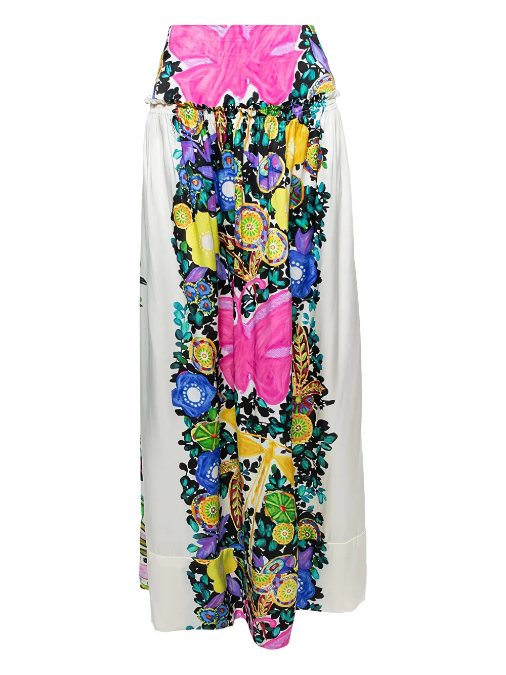 silk maxi skirt