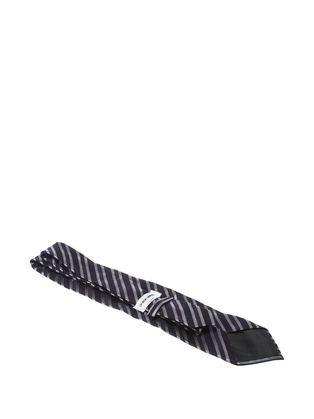 Giorgio Armani Pre-Owned striped silk tie | Image 2