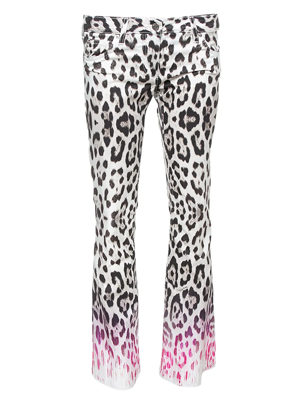Roberto Cavalli Vintage Pantaloni con stampa - Bianco