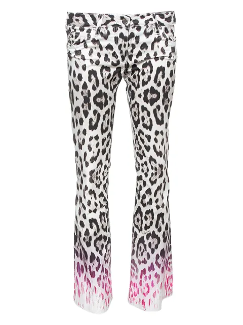 Roberto Cavalli Vintage bukser med dyreprint