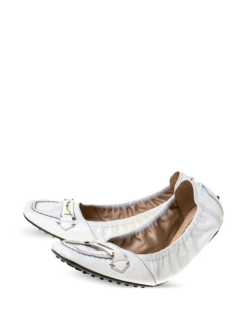 Tod's Vintage Loafers met gesp - Grijs