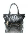 D&G Vintage metallic leather shoulder bag - Grey