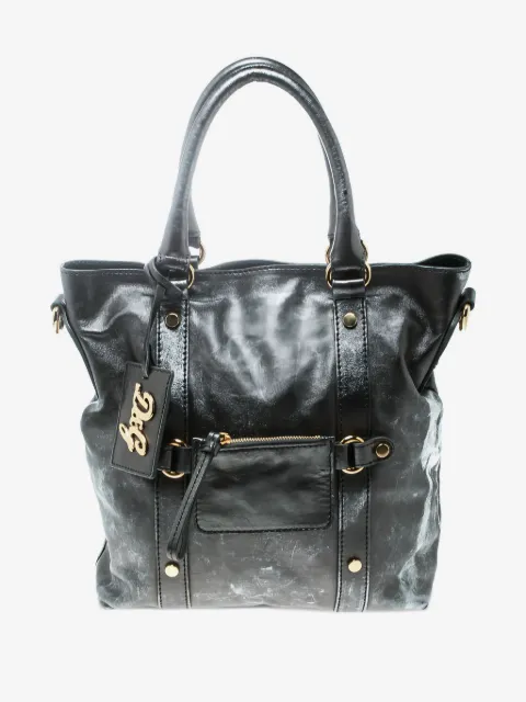 D&G Vintage metallic leather shoulder bag
