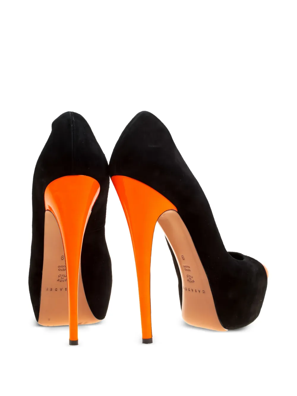 Pre-owned Casadei Heeled Pumps In Black