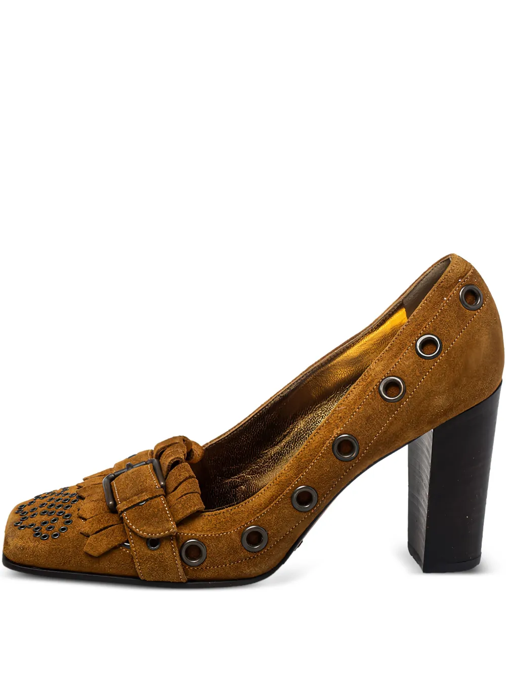 Dolce & Gabbana Pre-Owned 90mm suede pumps | Brown | Image 1