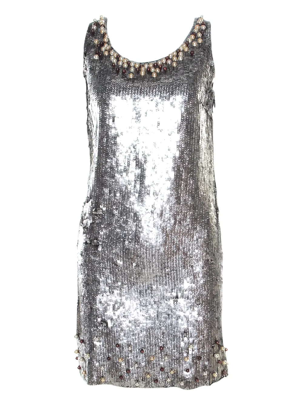Valentino Pre-Owned Abito con paillettes - Argento