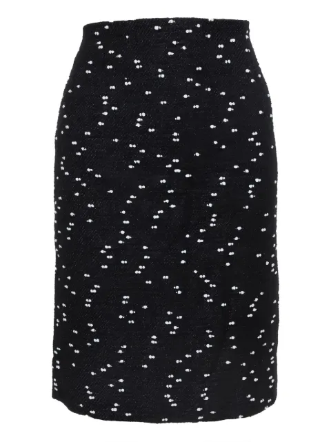 Oscar de la Renta Pre-Owned tweed pencil skirt