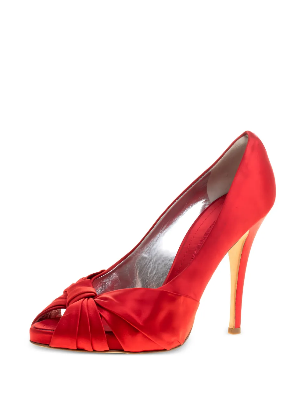 Giuseppe Zanotti Vintage 110 mm satijnen pumps - Rood