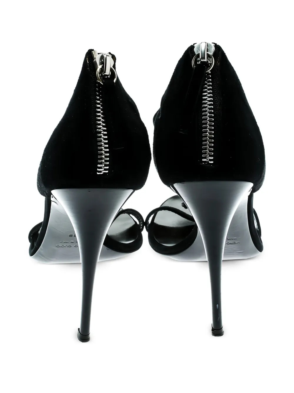 Giuseppe Zanotti Vintage 2024 115 mm sandalen verfraaid met doodskop - Zwart