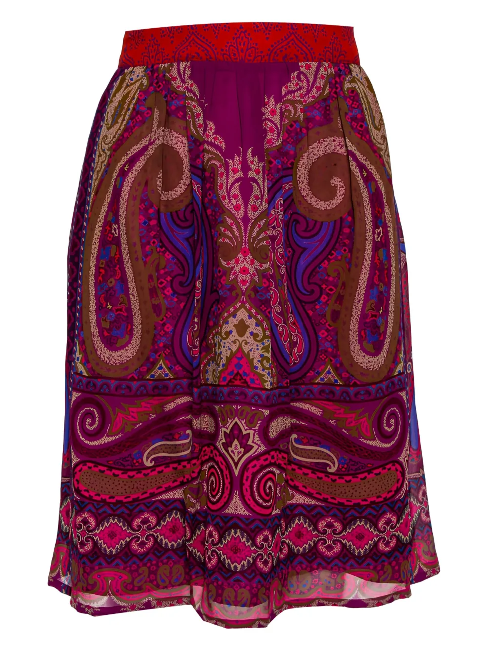 Etro Pre-Owned Gonna con stampa paisley - Rosa