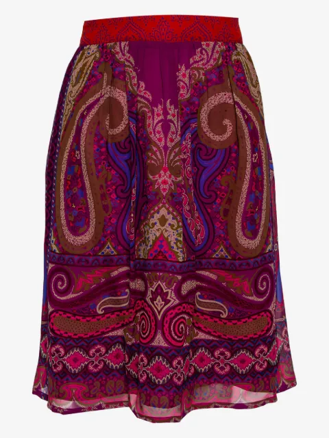 Etro Pre-Owned paisley-print skirt