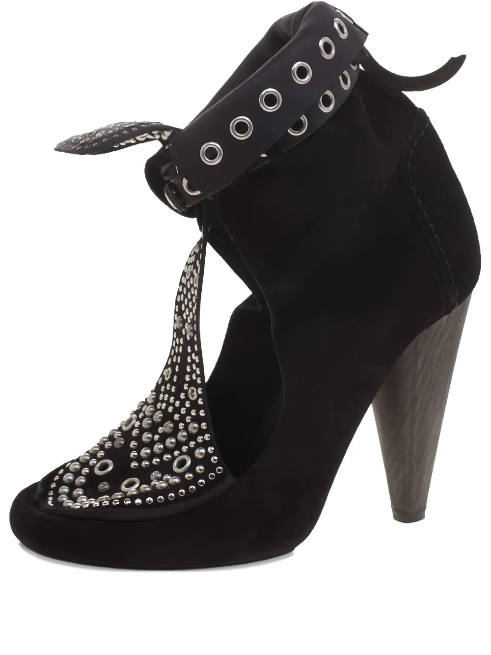 Isabel Marant Vintage Pre-owned 115mm studded cut-out boots - ブラック Isabel Marant Vintage Pre-owned 115mm studded cut-out boots - ブラック