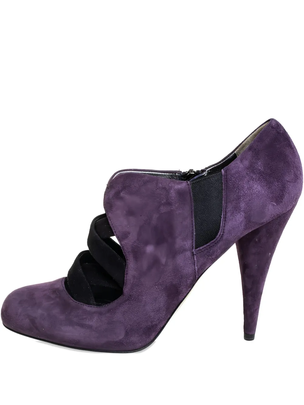 Miu Miu Pre-Owned 110mm suede ankle boots | Purple | Image 1