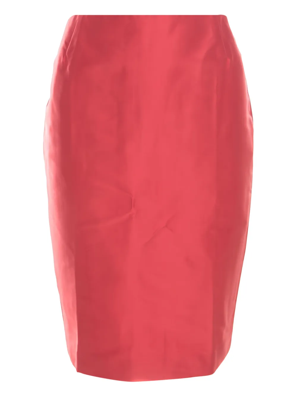 Escada Pre-Owned Gonna a matita in seta - Rosso