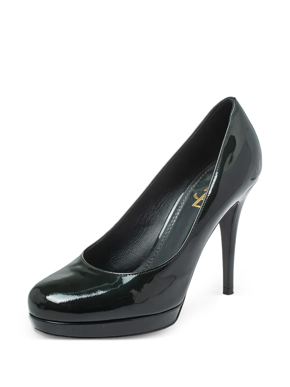 Saint Laurent Pre-Owned zapatillas de charol con tacón de 105mm | Zapatos | Image 2