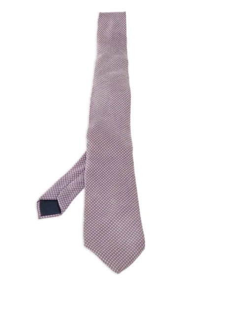 Lanvin Pre-Owned patterned silk tie