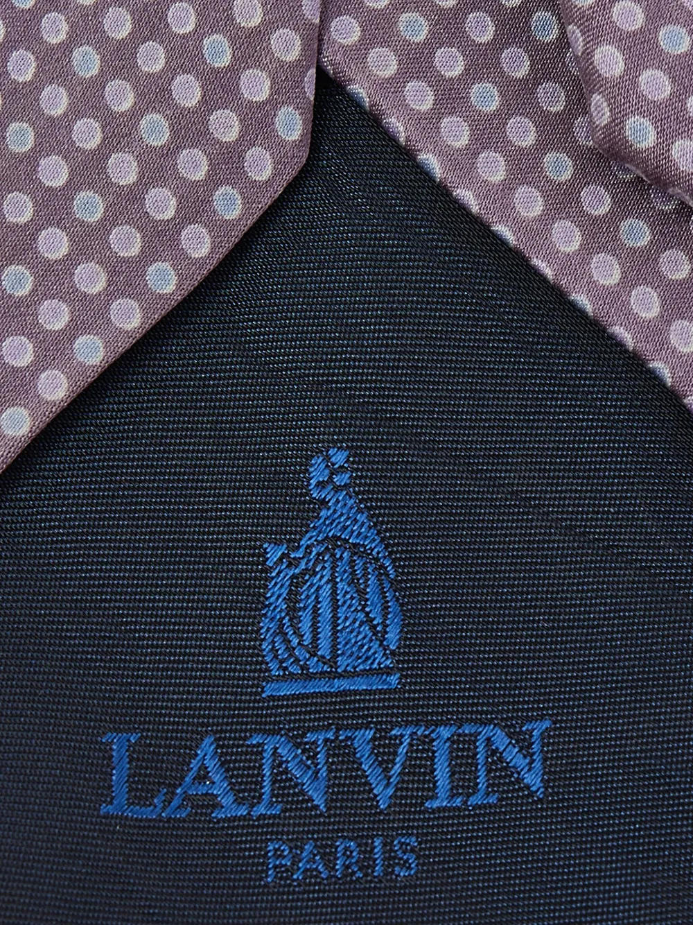 Pre-owned Lanvin Patterned Silk Tie