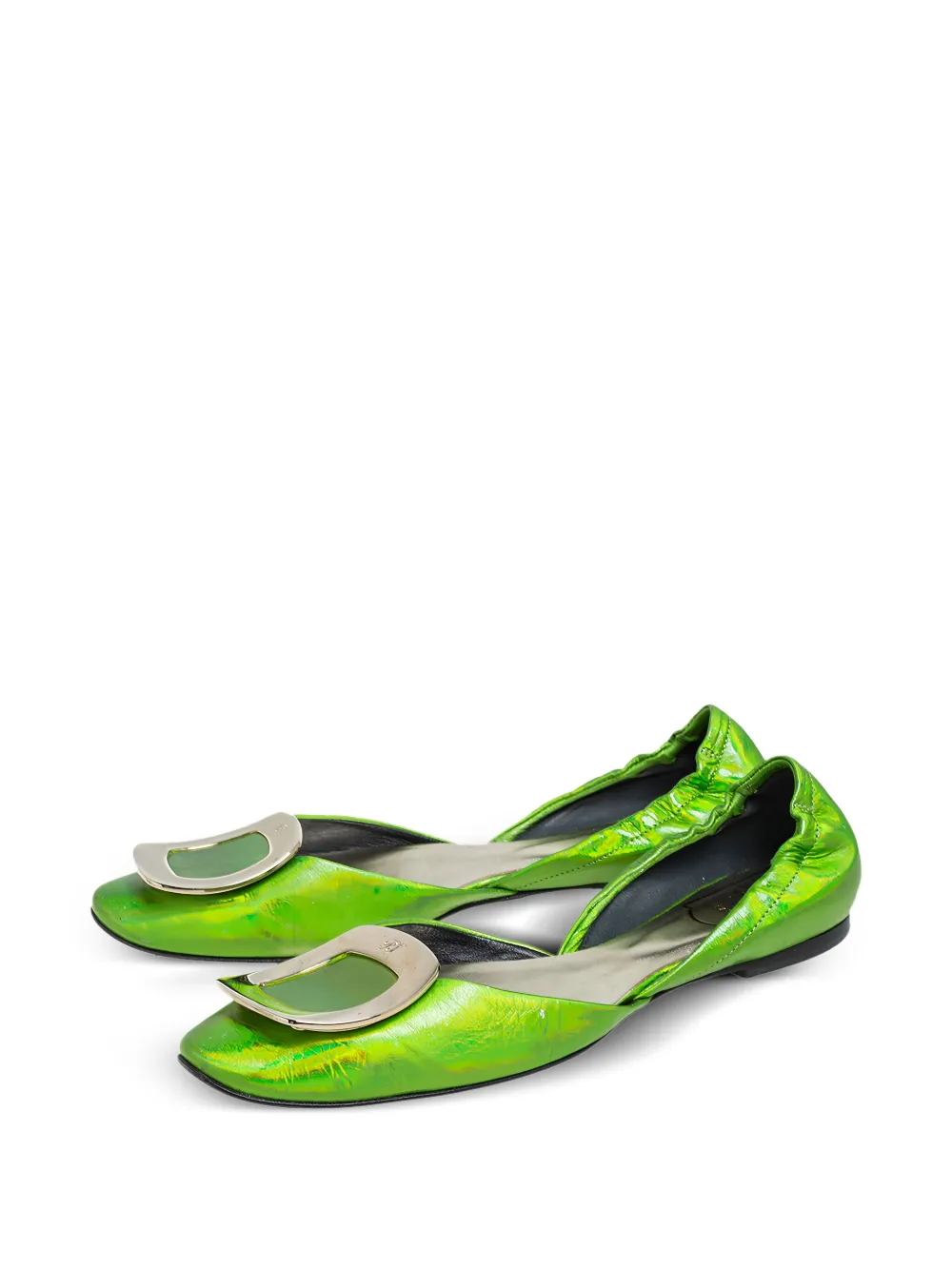 Roger Vivier Vintage metallic leather ballet flats | Image 2