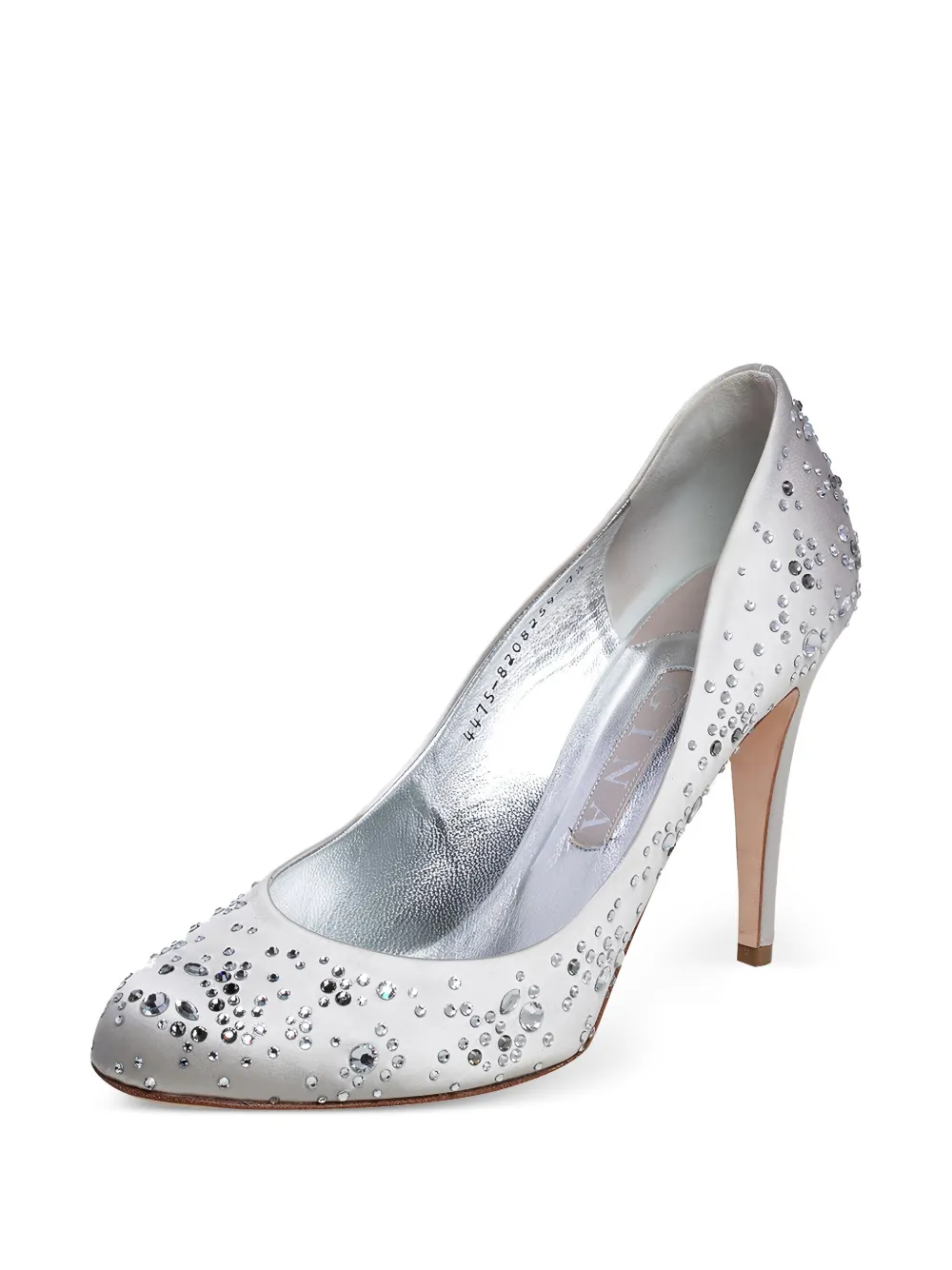 Gina pre-owned 115mm Audrey crystal-embellished pumps | Image 2