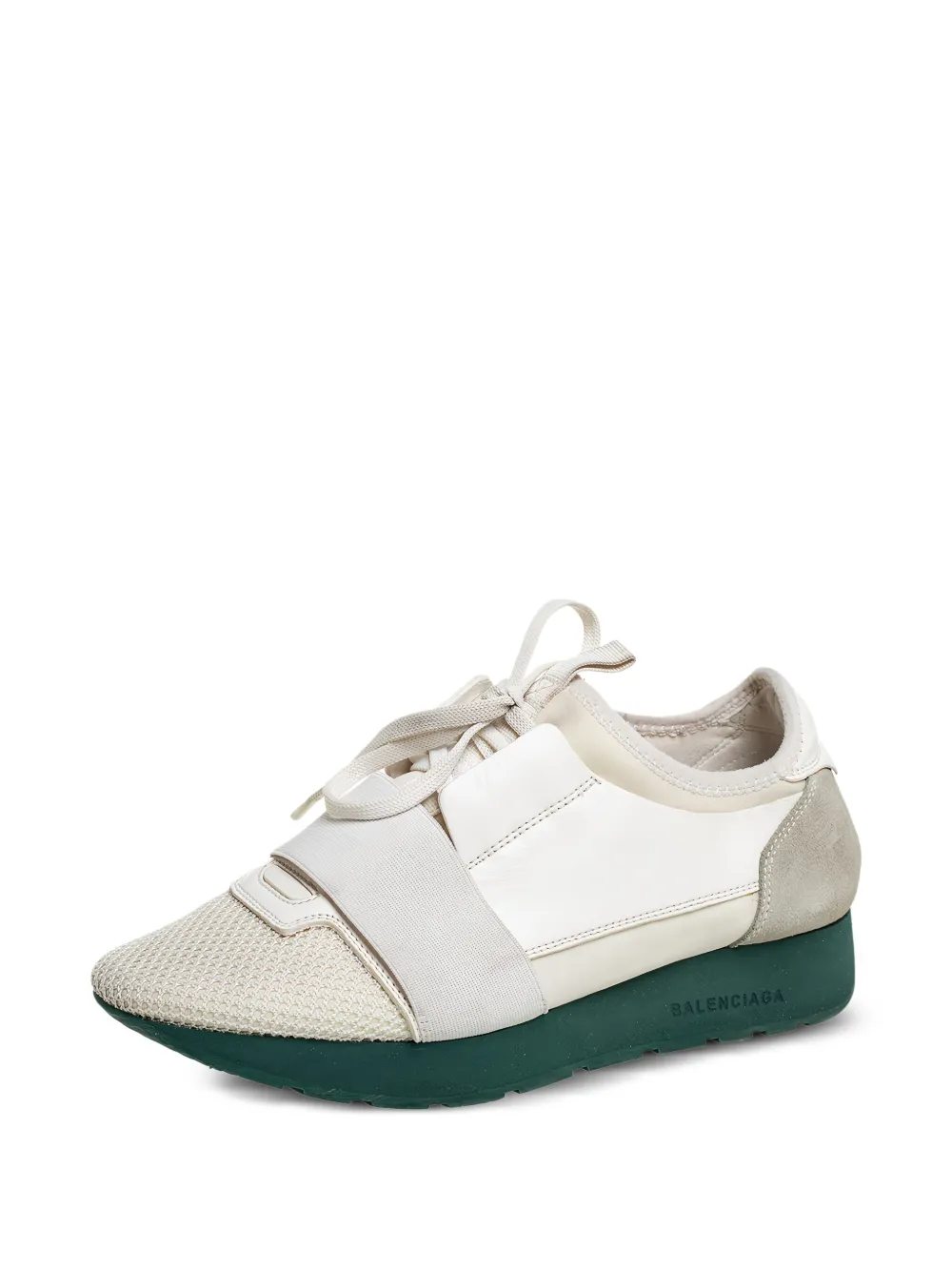 Balenciaga Pre-Owned Race Runners sneakers - Wit