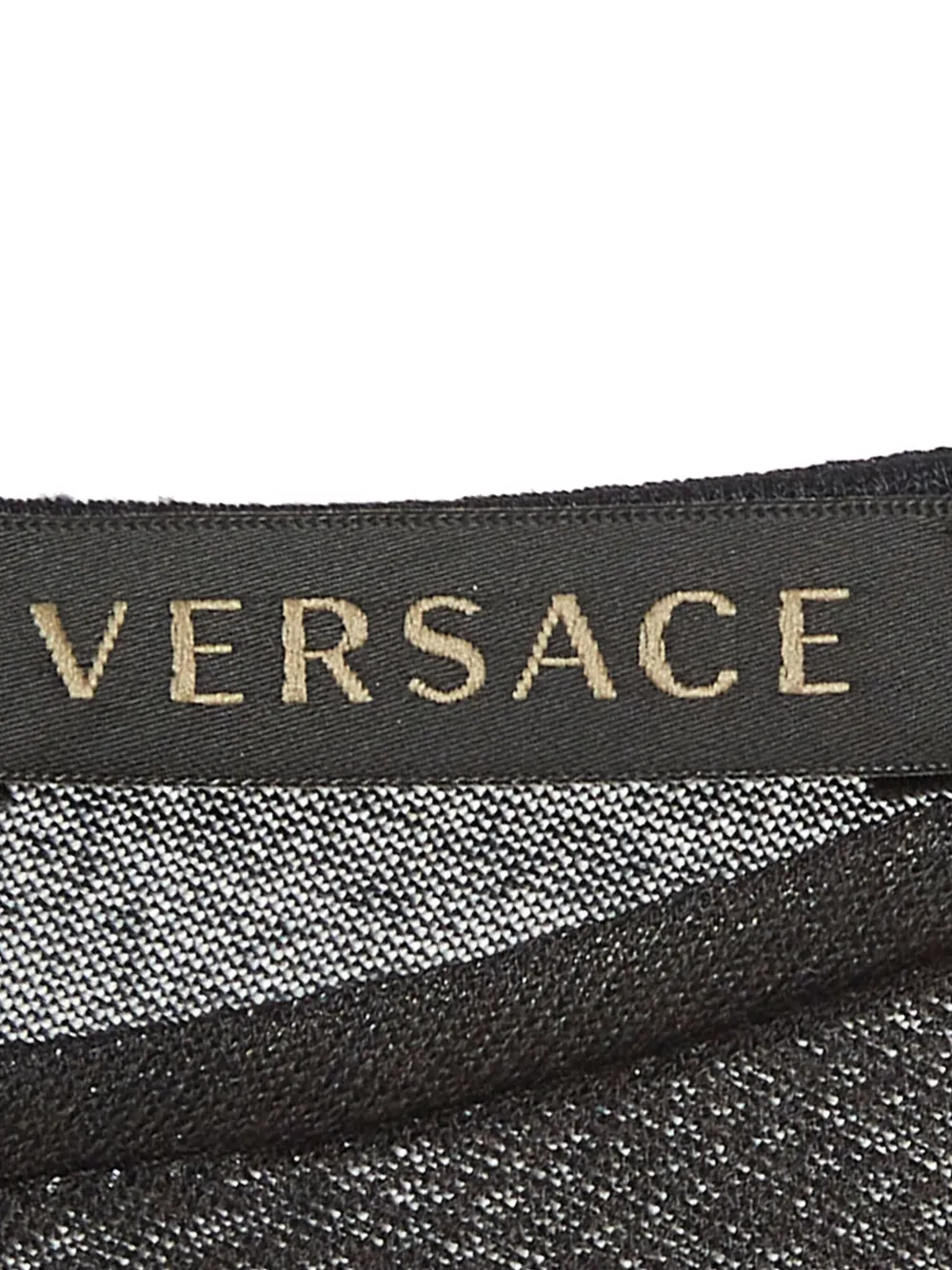 Pre-owned Versace Medusa-print T-shirt In Black