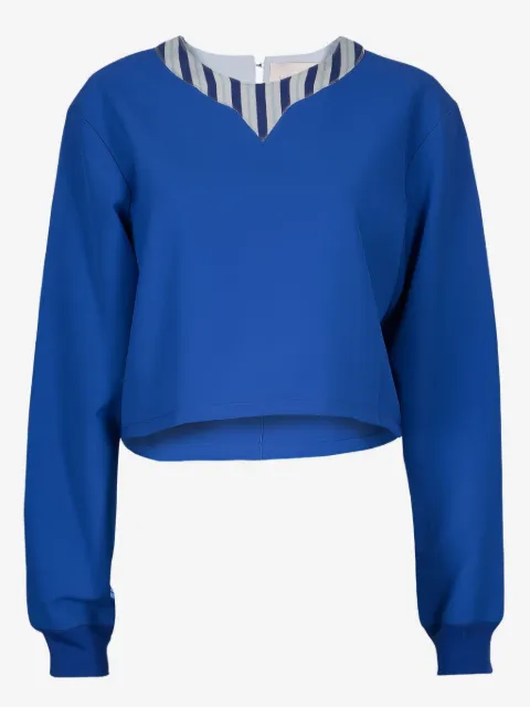 Roksanda pre-owned striped-trim sweatshirt