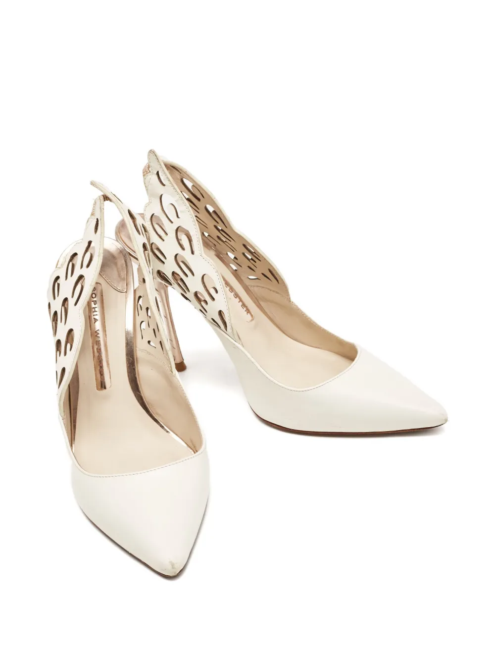 Sophia Webster pre-owned Angelo leather wing-cutout pumps | Image 2