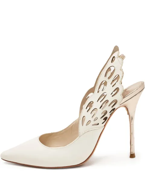 Sophia Webster pre-owned Angelo leather wing-cutout pumps
