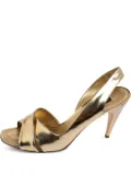Louis Vuitton Pre-Owned 90mm leather sandals - Gold