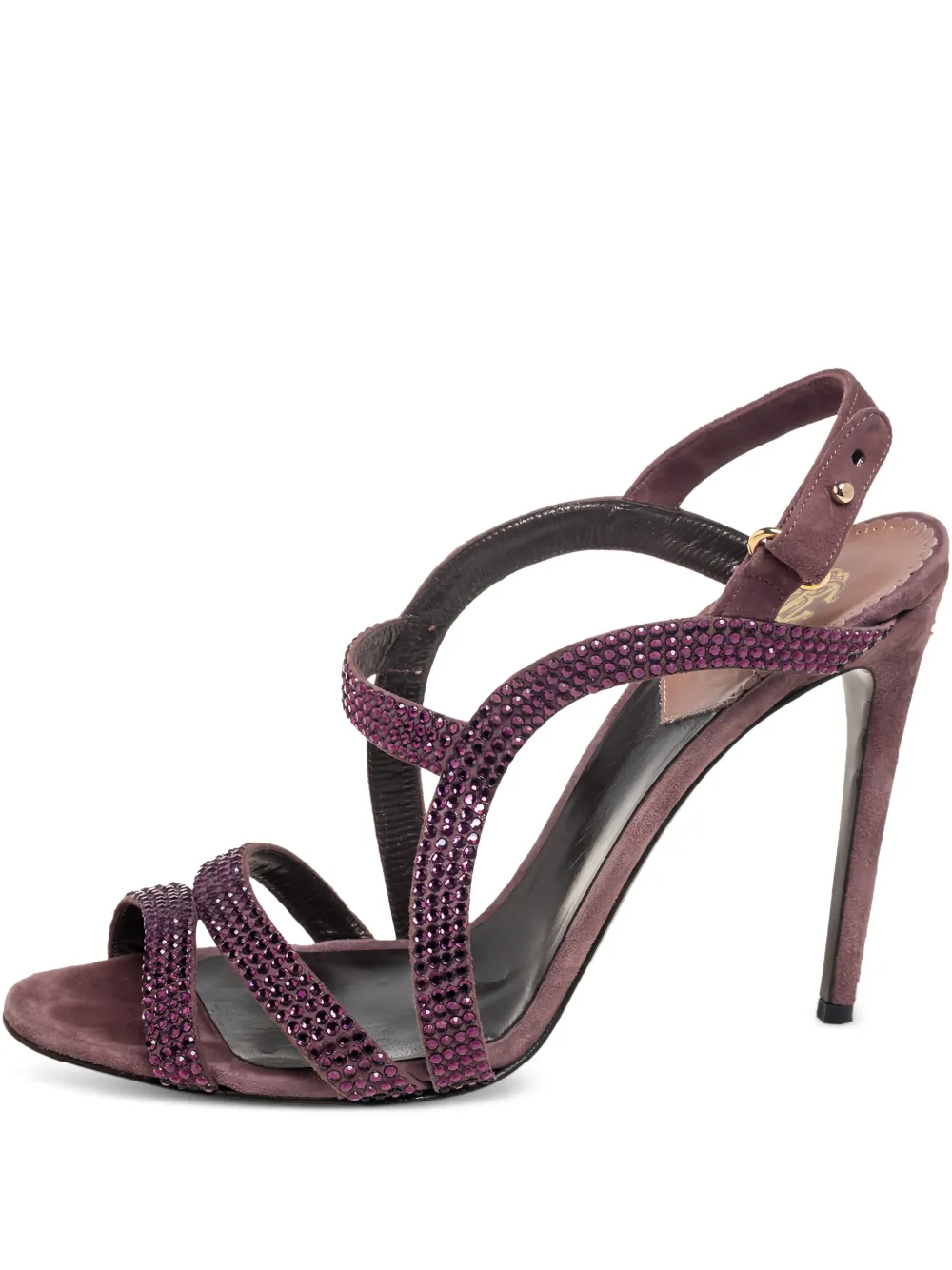 120mm embellished strappy sandals