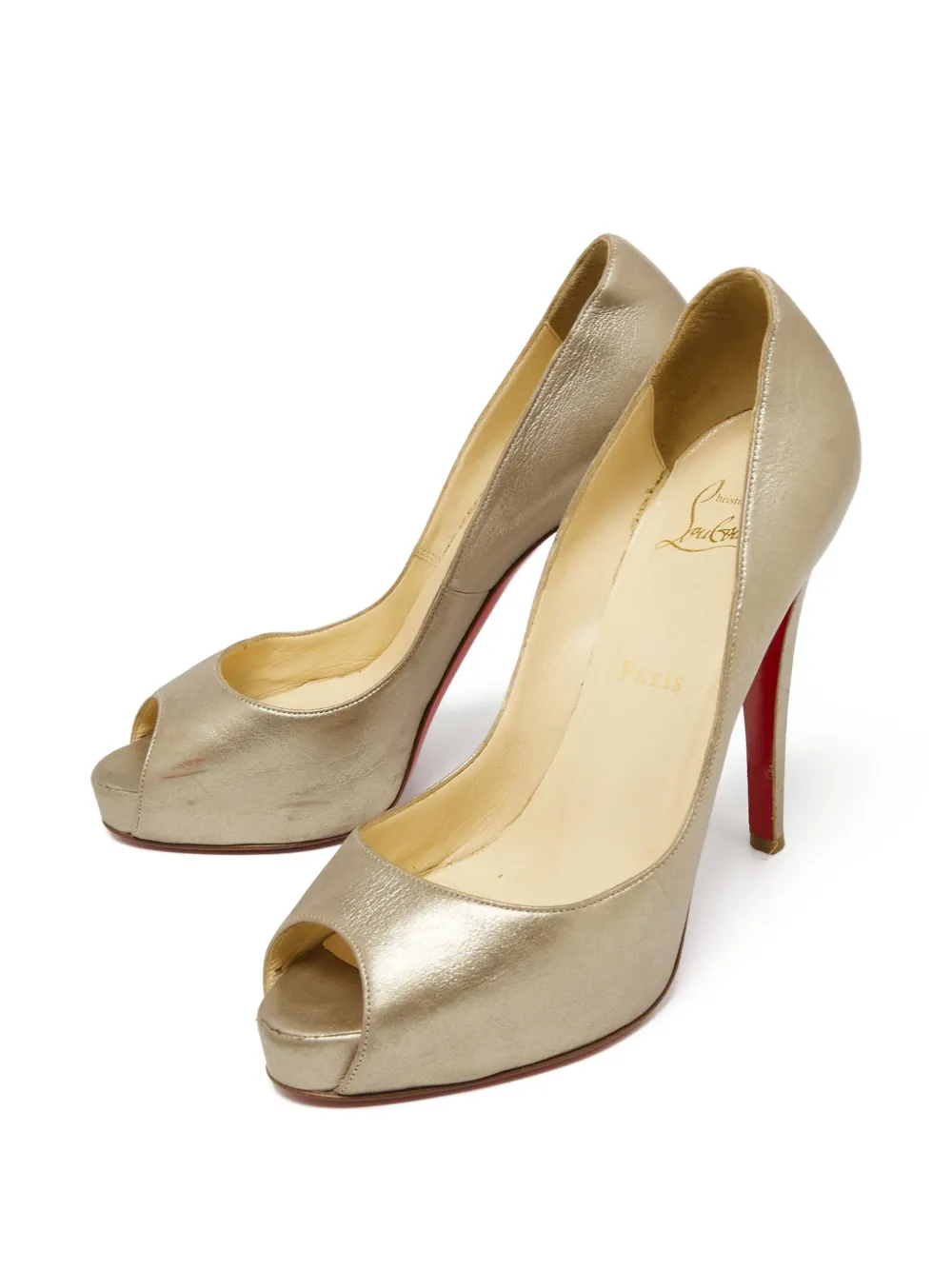 Christian Louboutin Pre-Owned 120 mm metallic pumps