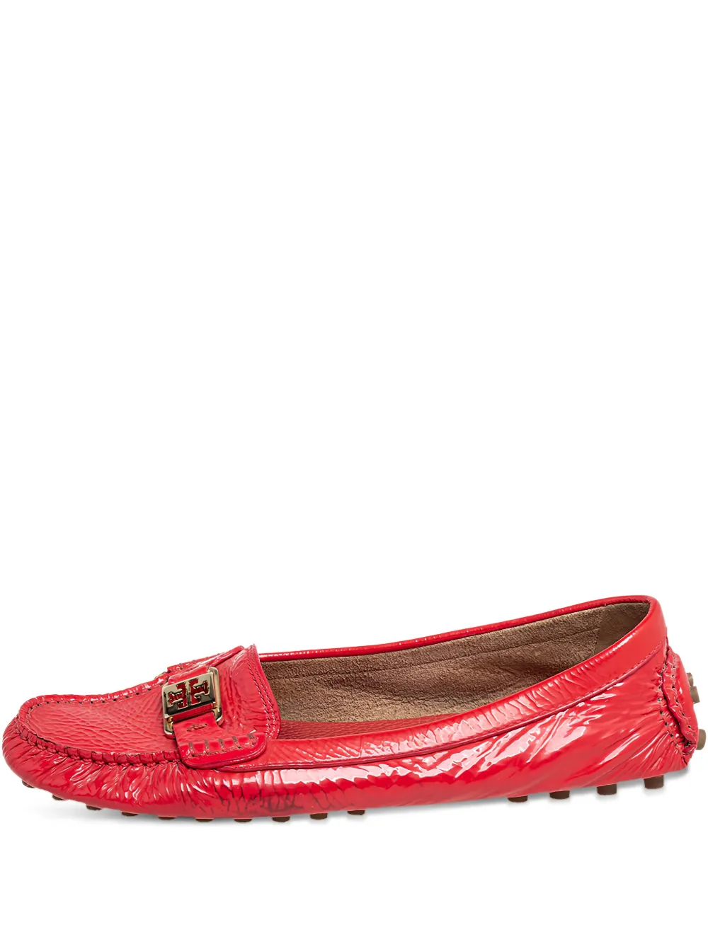 Tory Burch プレオウンド レザーローファー - レッド Tory Burch プレオウンド レザーローファー - レッド