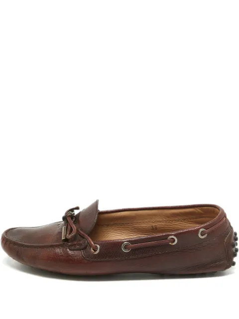 Tod's Vintage Mocassini da barca in pelle