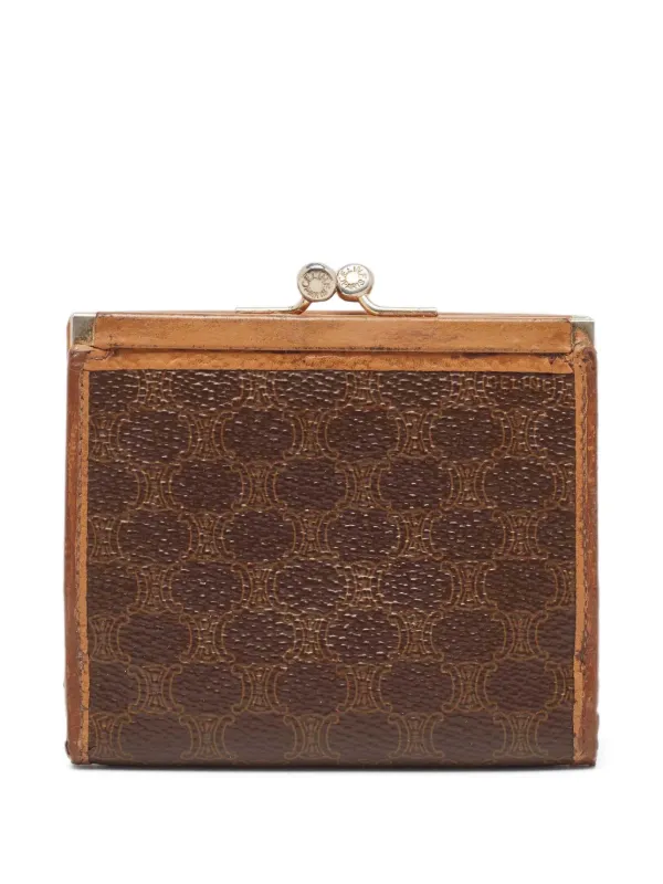 Celine Pre-Owned Portemonnaie Mit Macadam-Muster | Braun | FARFETCH DE