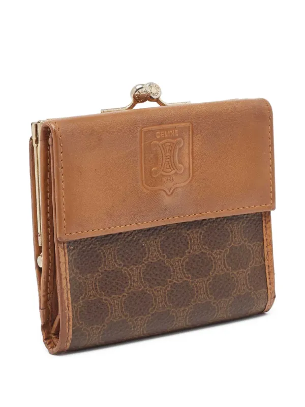 Celine Macadam Print Clutch⁄Pouch OLD CELINE MACADAM PATTERNED