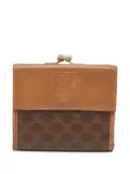Celine Pre-Owned Macadam-patterned wallet - Brown