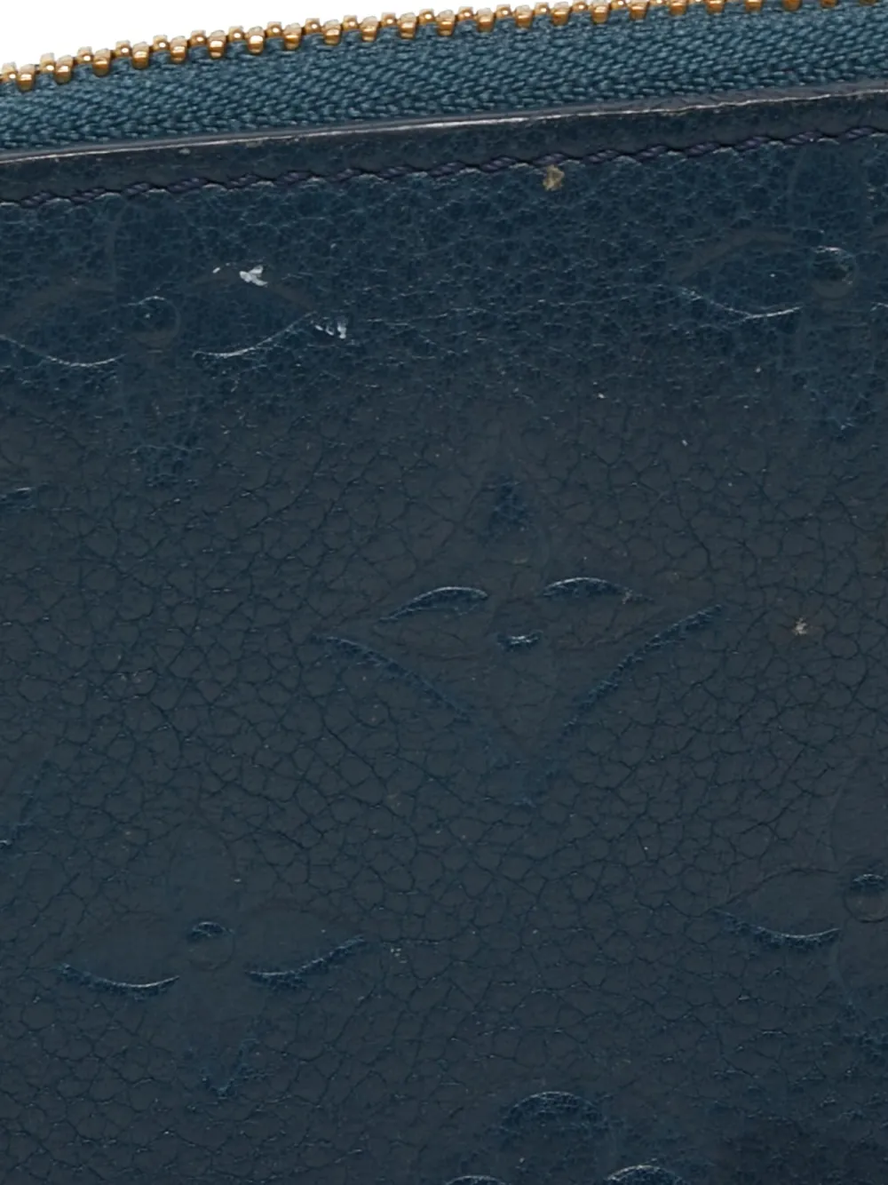 Pre-owned Louis Vuitton Monogram Embossed Zip Wallet
