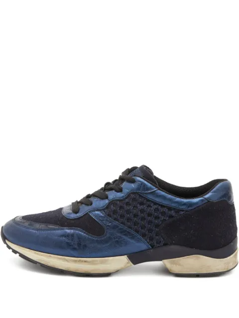 Tod's Vintage mesh-panel sneakers