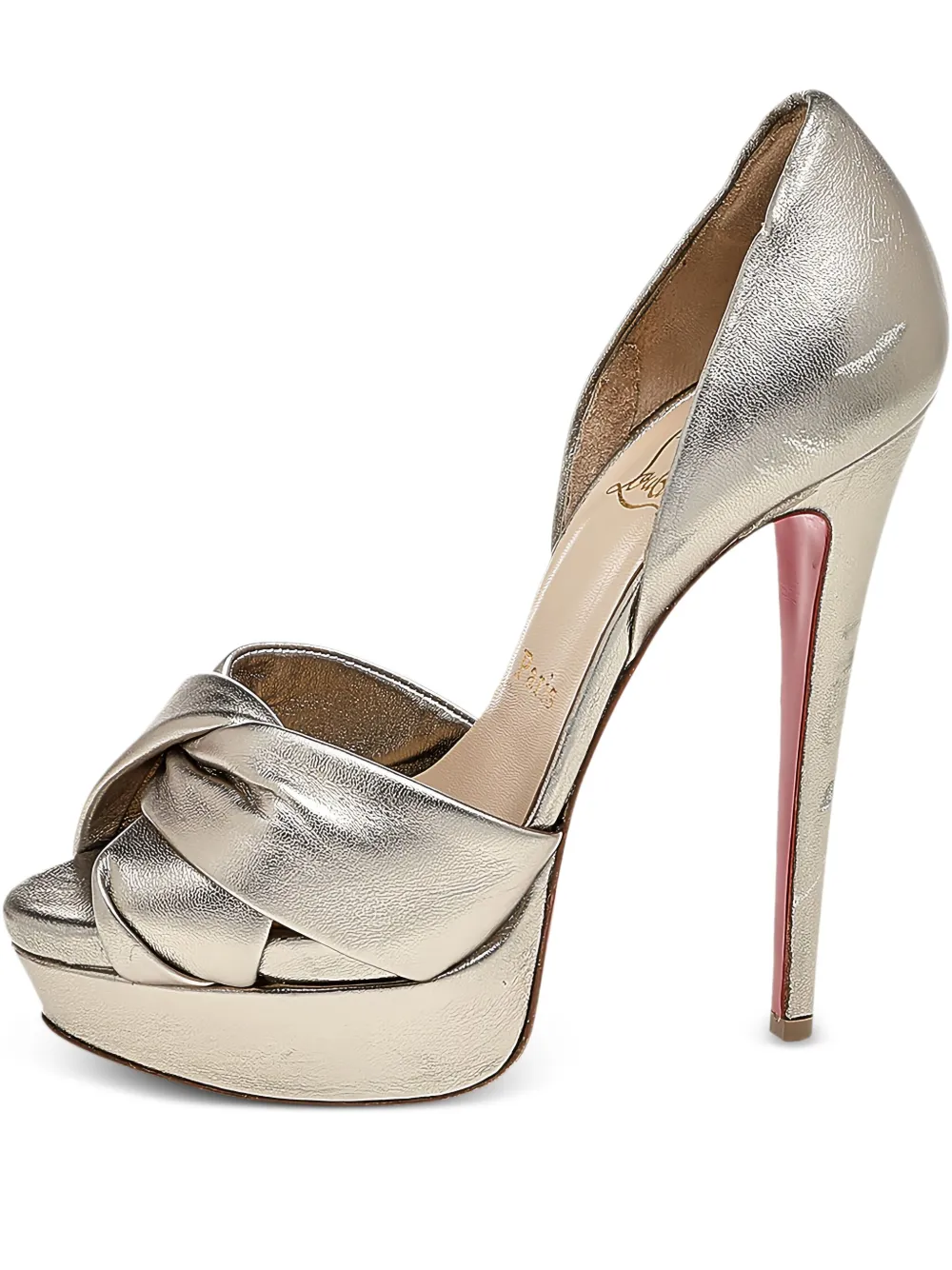 Pre-owned Christian Louboutin 140mm Leather Pumps