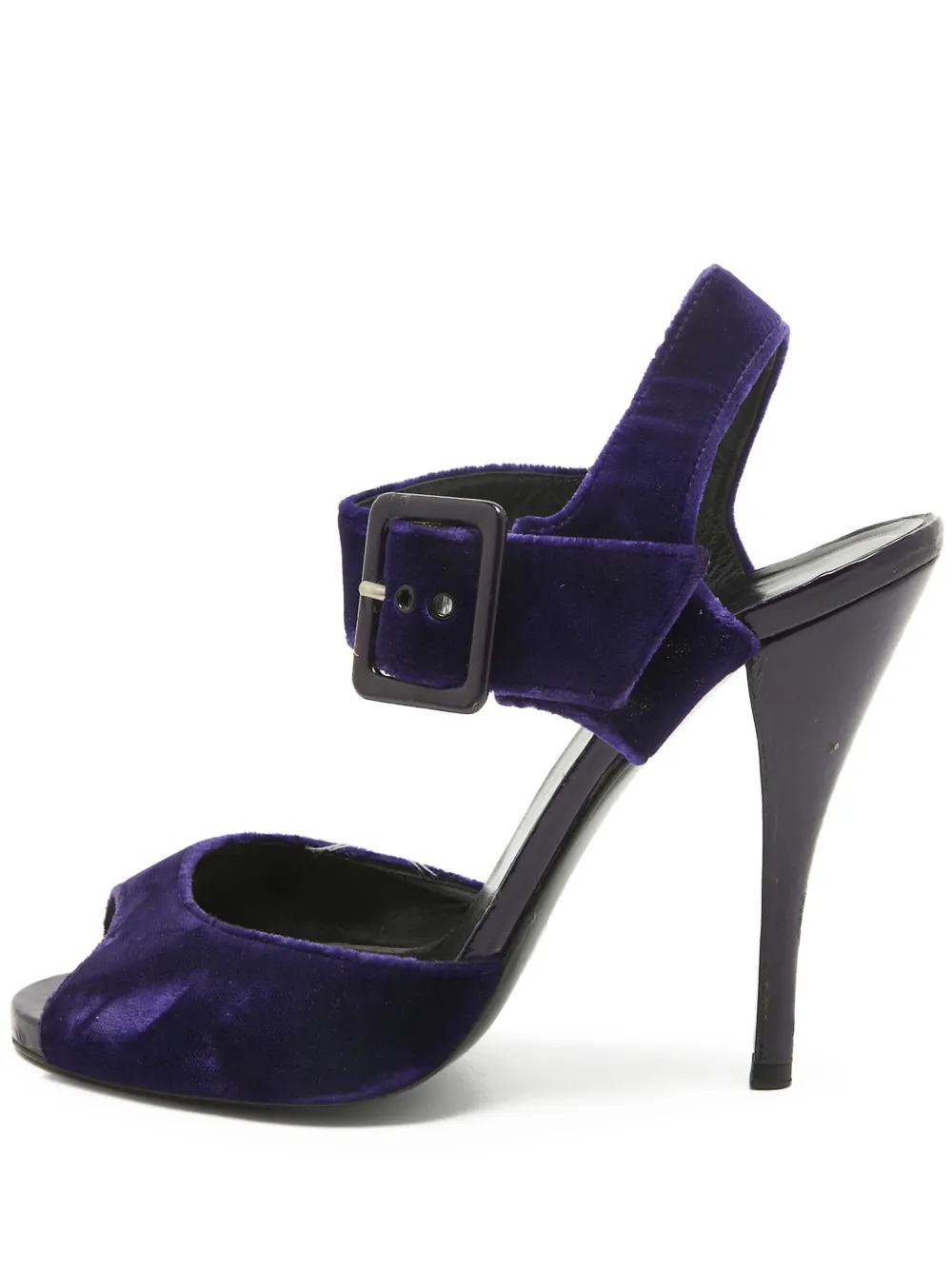 Pre-owned Pierre Hardy  115mm Velvet Sandals